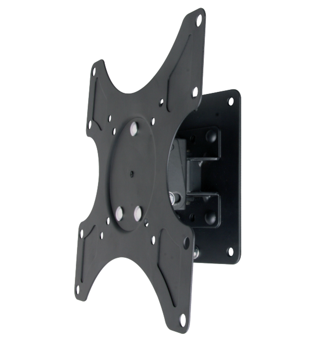 Supporto a muro per TV LED LCD 19 - 37'' inclinabile 1 snodo Nero - immagine 3