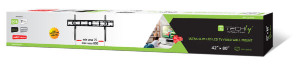 Supporto a Muro per TV LED LCD 42-80'' Ultra Slim fisso H400mm - immagine 2