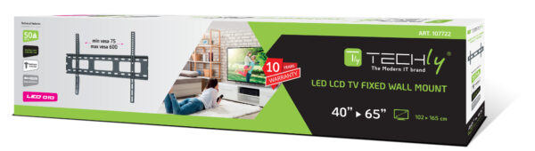 Supporto a Muro per TV LED LCD Ultra Slim 40-65'' Fisso - immagine 2