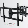 Supporto a Muro Slim per TV LED LCD 32-70'' Nero - immagine 3