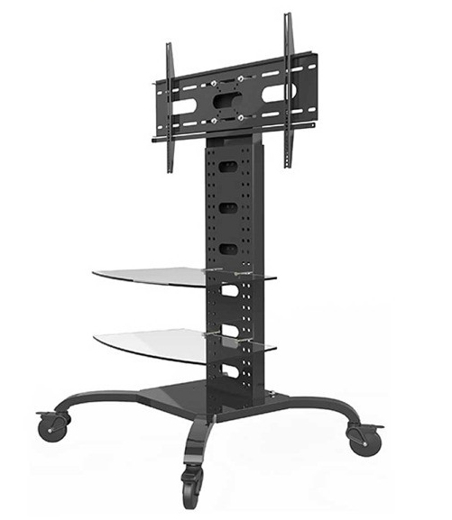 Supporto a Pavimento con 2 Mensole Trolley TV LCD/LED/Plasma 32-70'' - immagine 6