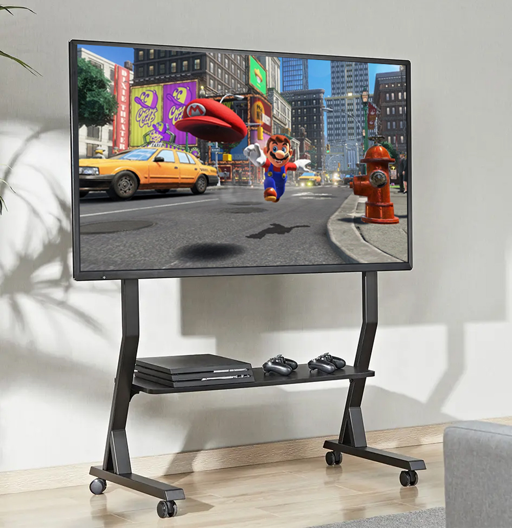 Supporto a Pavimento con Mensola per TV LCD/LED/Plasma 45-90'' - immagine 3