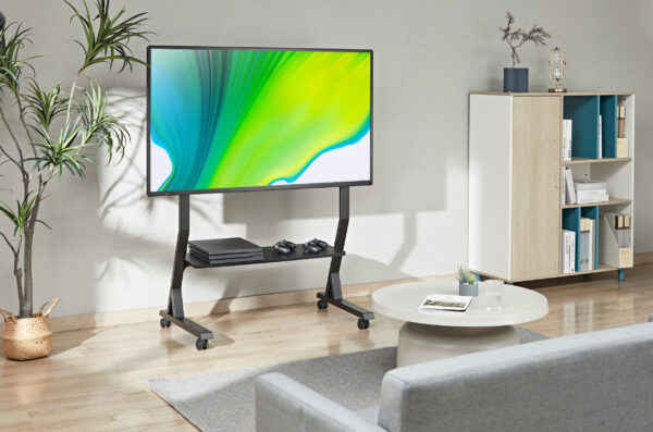Supporto a Pavimento con Mensola per TV LCD/LED/Plasma 45-90'' - immagine 8