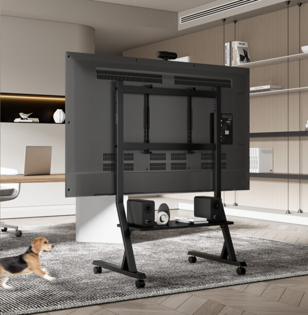 Supporto a Pavimento con Mensola per TV LCD/LED/Plasma 45-90'' - immagine 9