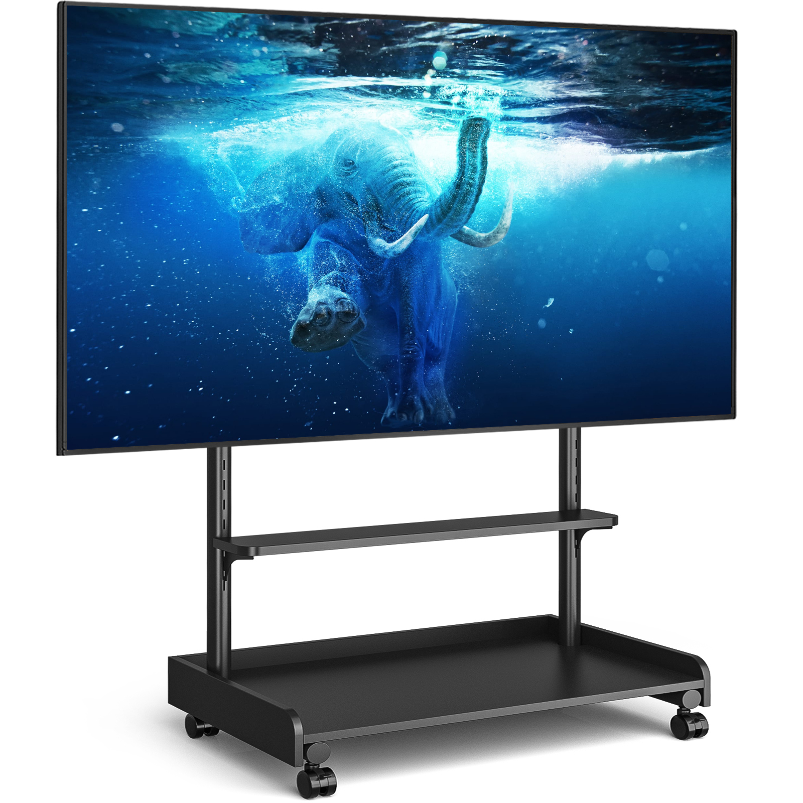 Supporto a Pavimento con Mensola per TV LCD/LED/Plasma 50-86'' - immagine 2