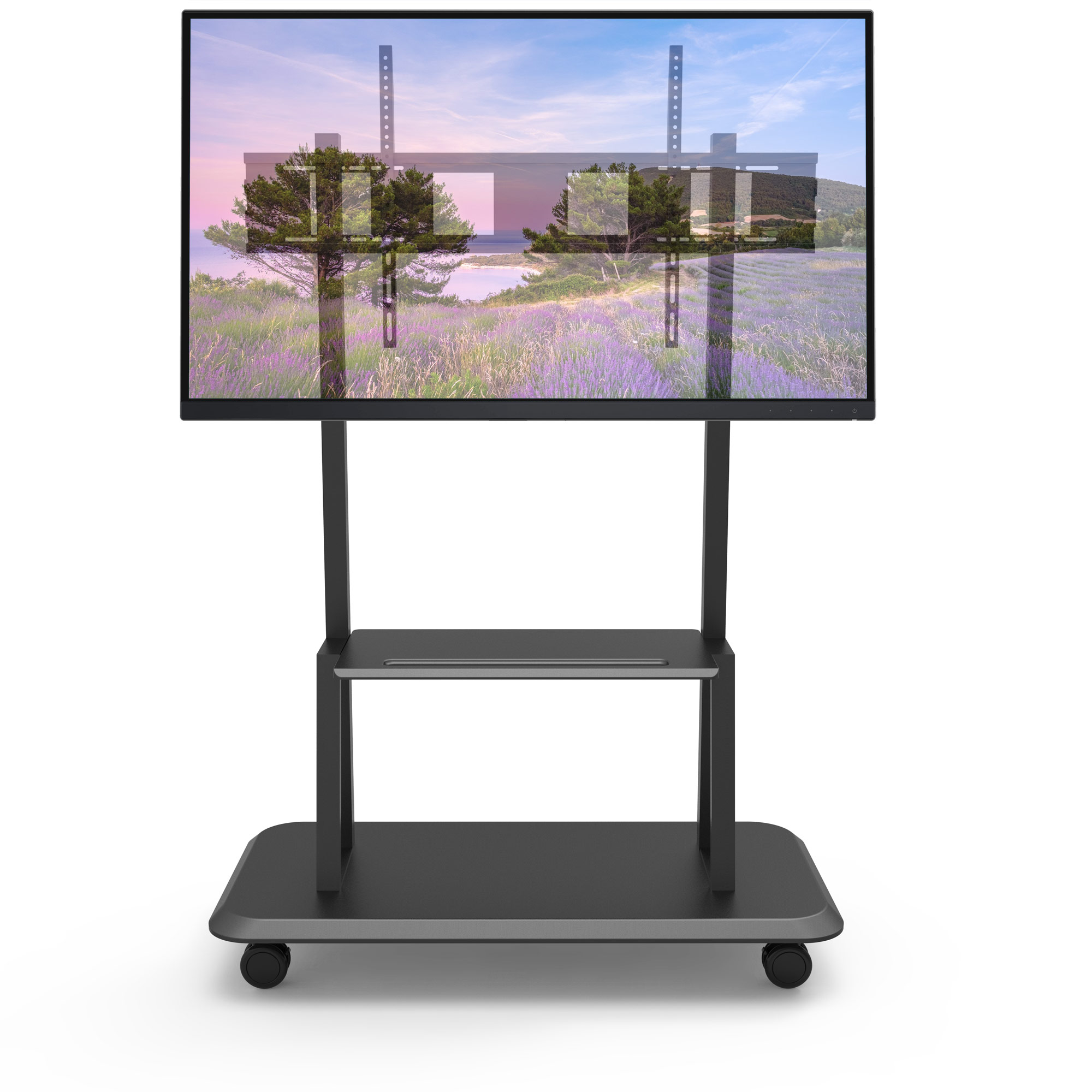 Supporto a Pavimento con Mensola per TV LCD/LED/Plasma 55-120'' - immagine 4