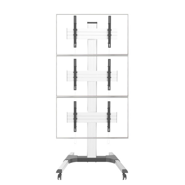 Supporto a Pavimento per 3 TV LCD/LED 32-55'' per Video Wall - immagine 6