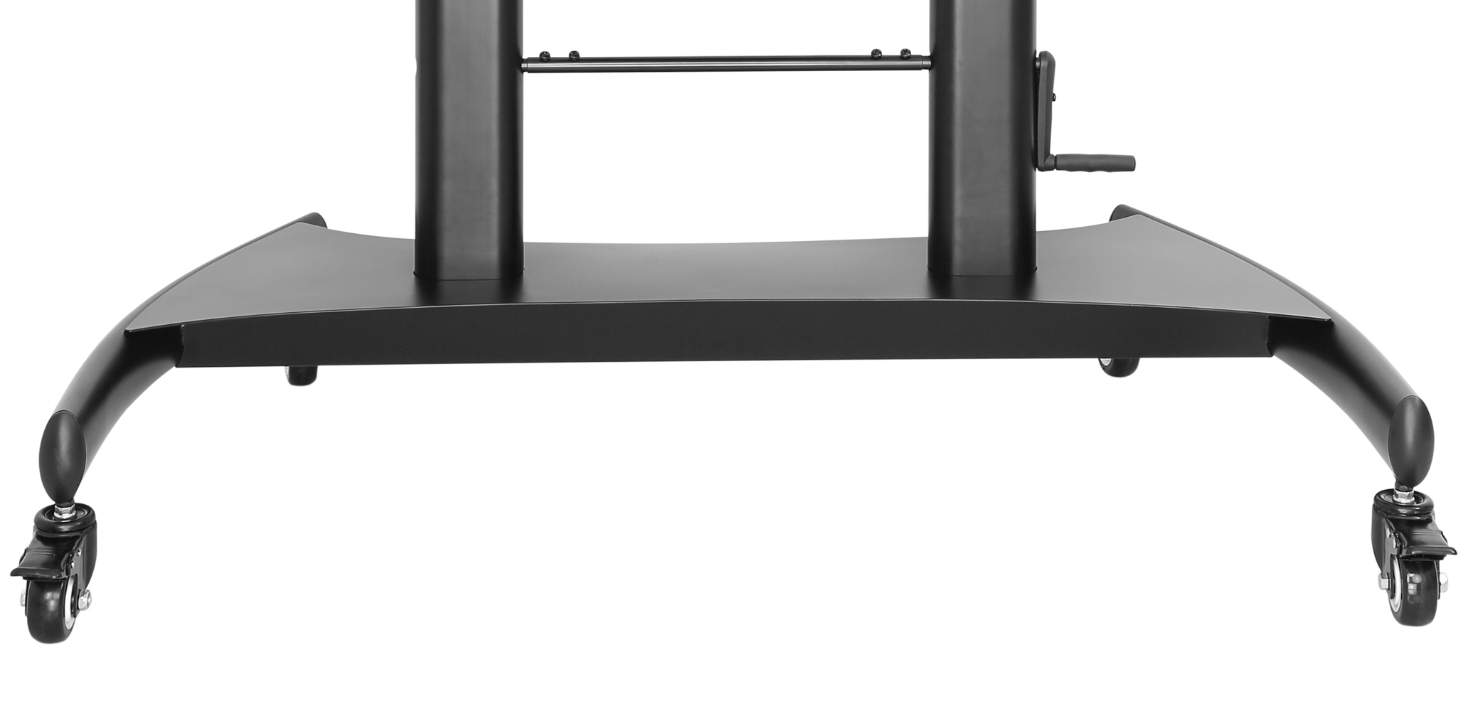 Supporto a pavimento per TV con regolazione manuale altezza, in acciaio, per TV da 60'' a 100'' - immagine 9