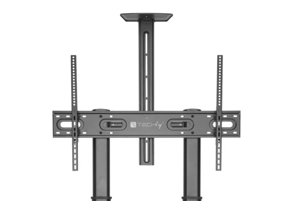Supporto a pavimento per TV con regolazione manuale altezza, in acciaio, per TV da 60'' a 100'' - immagine 4