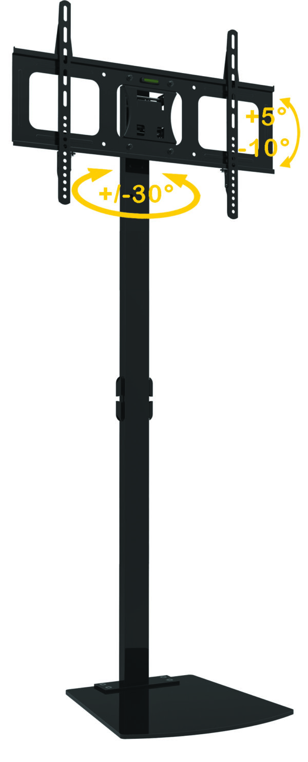 Supporto da Pavimento Girevole con Staffa per TV LCD/LED/Plasma 32-70'' - immagine 2
