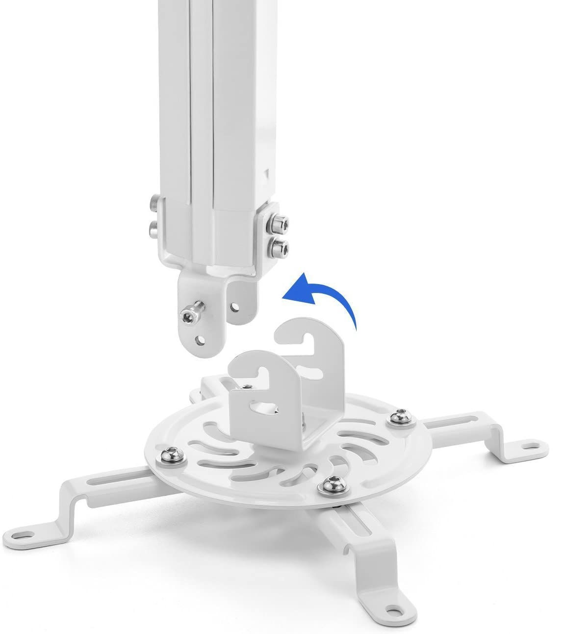 Supporto a Soffitto per Proiettori Estensione 380-580 mm Silver - immagine 7