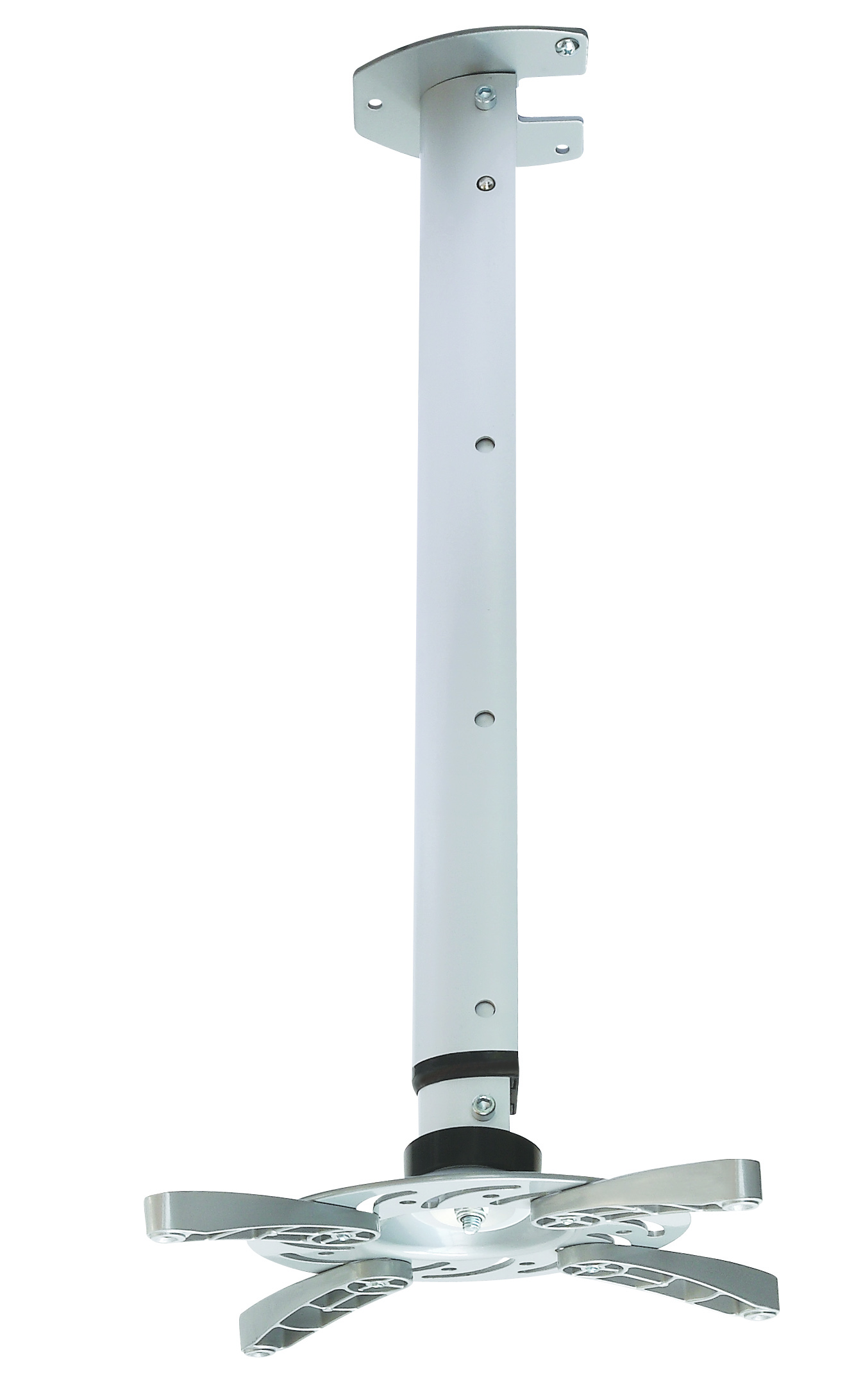 Supporto a Soffitto per Proiettori Estensione 60-102 cm Silver - immagine 7