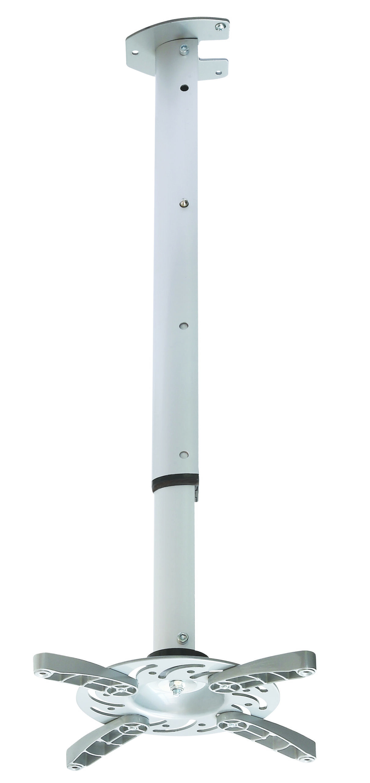 Supporto a Soffitto per Proiettori Estensione 60-102 cm Silver