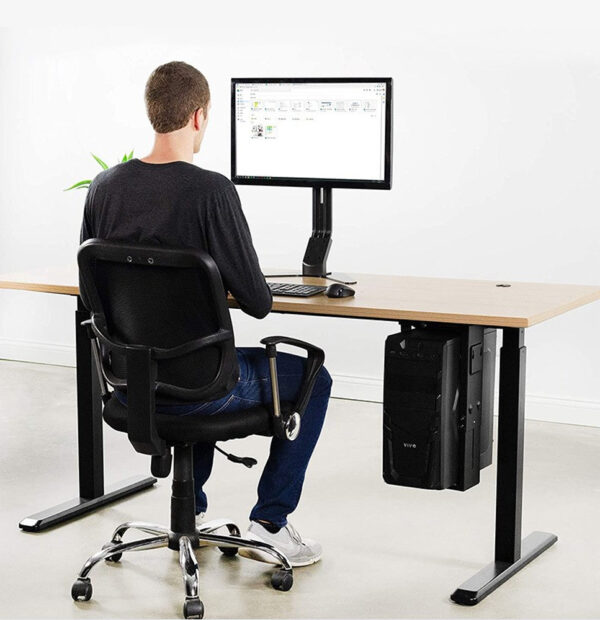 Supporto PC Sotto Scrivania / Parete Regolabile - immagine 8