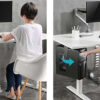 Supporto PC Sotto Scrivania / Parete Regolabile - immagine 9