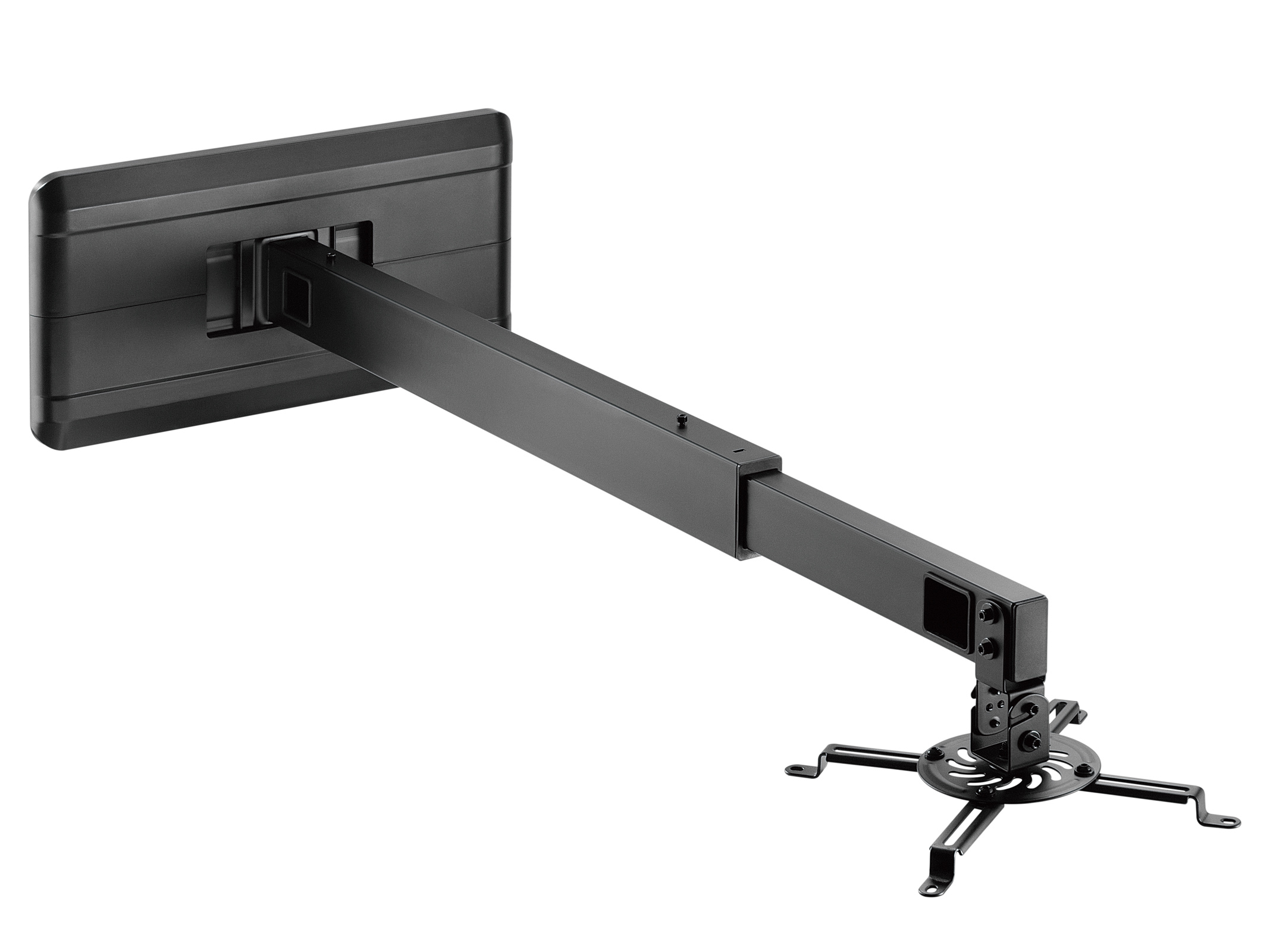 Supporto da Parete Telescopico per Proiettori ottica corta extra estensione