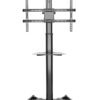 Supporto da Pavimento con Mensola TV/LED/LCD 37''-70'' Nero - immagine 6