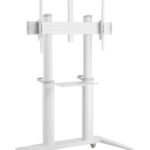 Supporto da Pavimento per TV da 70'' a 120'' Bianco