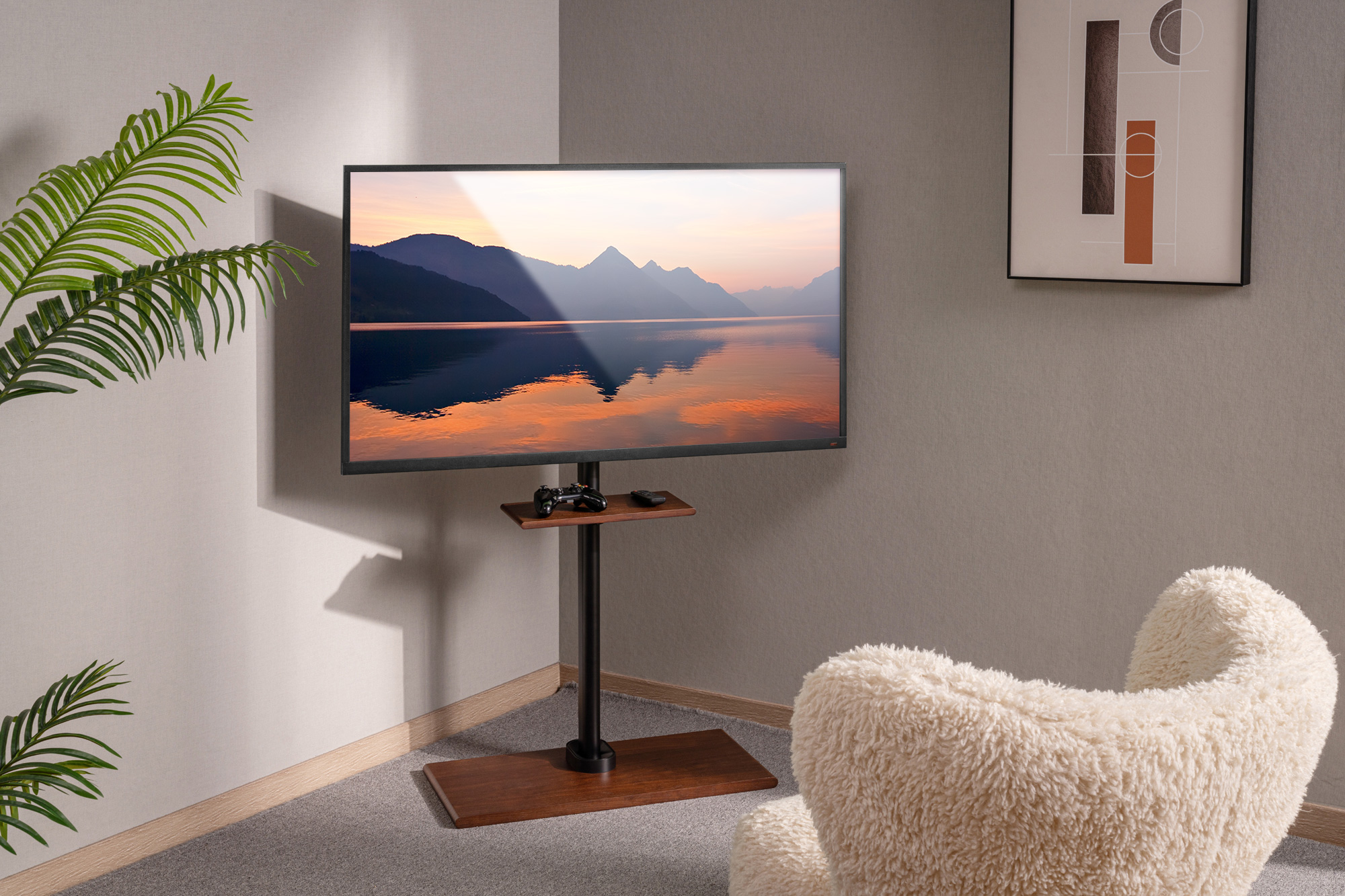 Supporto da Pavimento per TV LCD/LED/Plasma da 23'' a 55'' - immagine 5