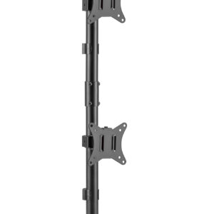 Supporto da Scrivania 2 Monitor 17-32'' con Base e Supporto per Smartphone
