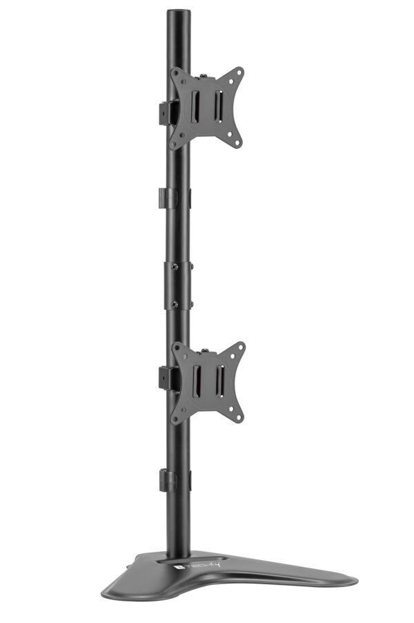 Supporto da Scrivania 2 Monitor 17-32'' con Base e Supporto per Smartphone