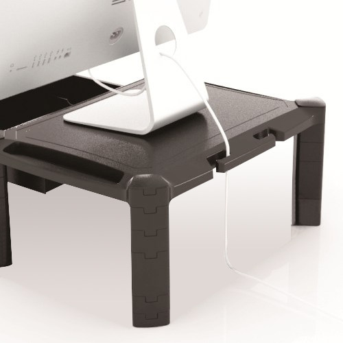 Supporto da Scrivania Monitor Notebook Laptop con Altezza Regolabile - immagine 8