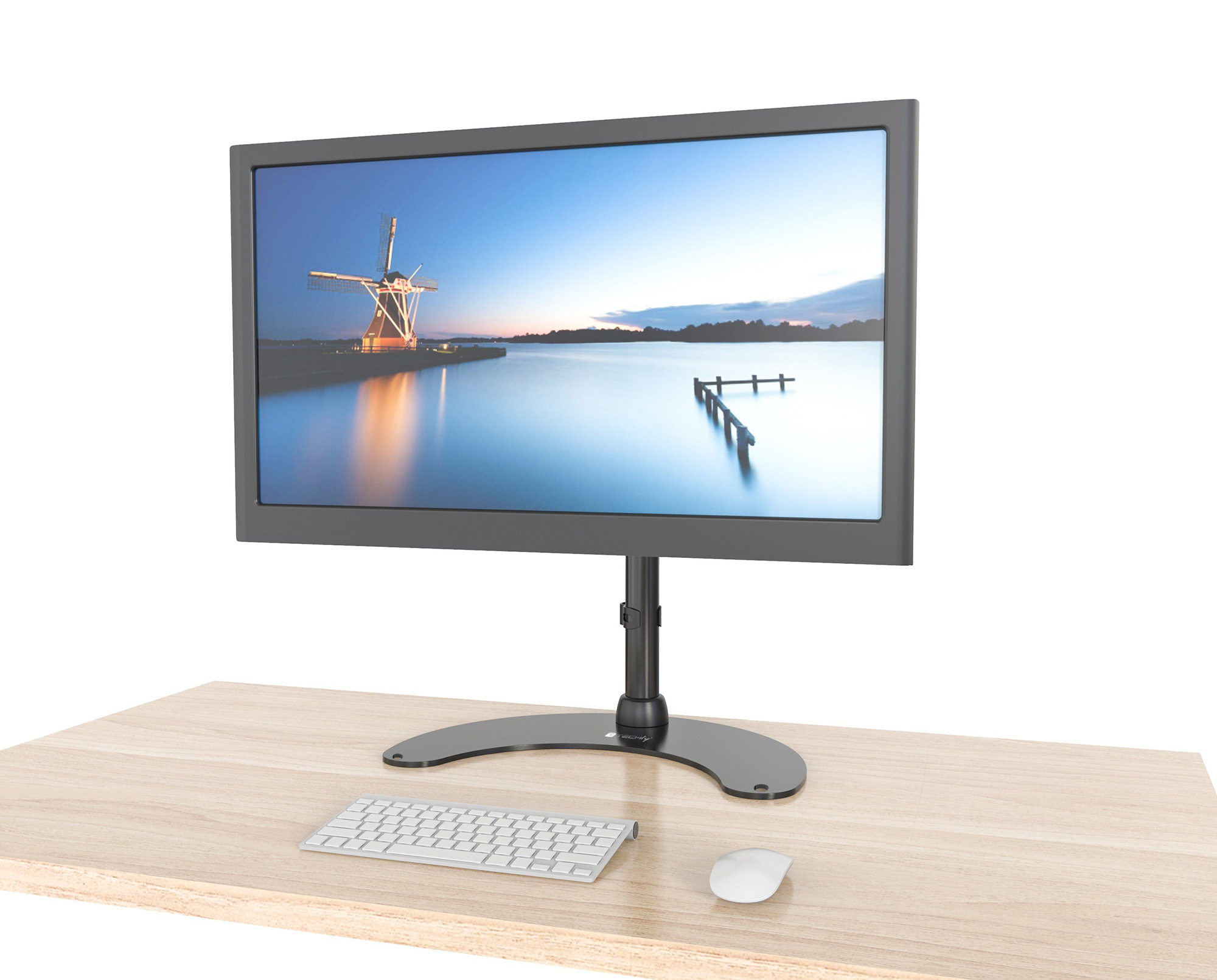 Supporto da scrivania per 1 Monitor LCD 13-27'' con base h.400mm - immagine 6