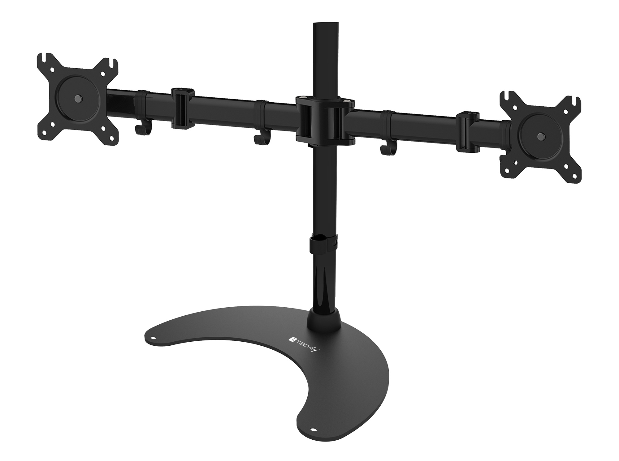 Supporto da scrivania per 2 Monitor 13-27'' con base h.400m - immagine 5