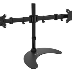 Supporto da scrivania per 2 Monitor 13-27'' con base h.400m