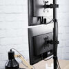Supporto da Scrivania per 2 Monitor 13-27'' con Morsetto - immagine 7