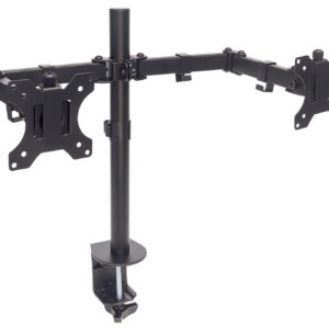 Supporto da Scrivania per 2 Monitor 13-32'' con Morsetto