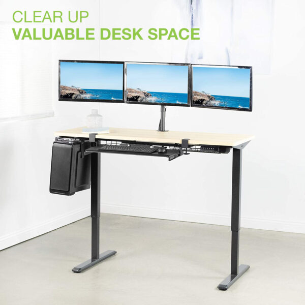 Supporto da scrivania per 3 Monitor 13-24'' con morsetto - immagine 6