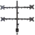 Supporto da scrivania per 4 Monitor 13-27'' con morsetto