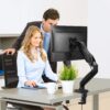 Supporto da Scrivania per Monitor 13-27'' con USB e audio - immagine 8