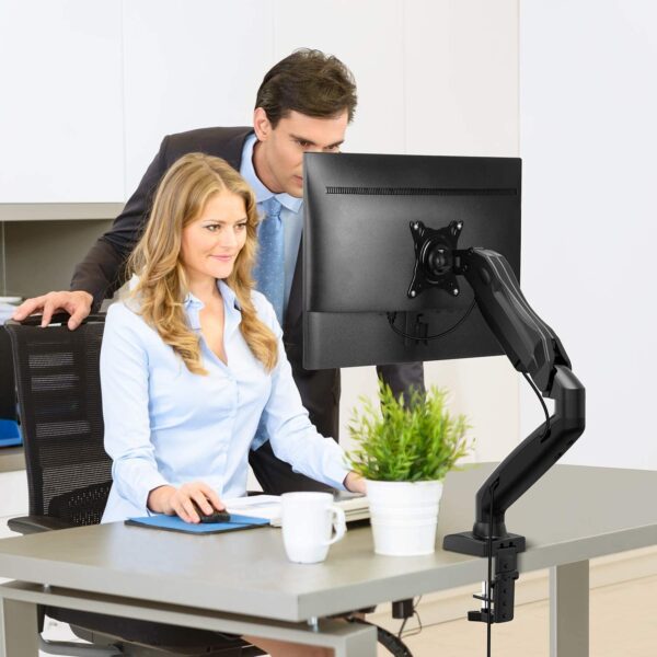 Supporto da Scrivania per Monitor 13-27'' con USB e audio - immagine 8