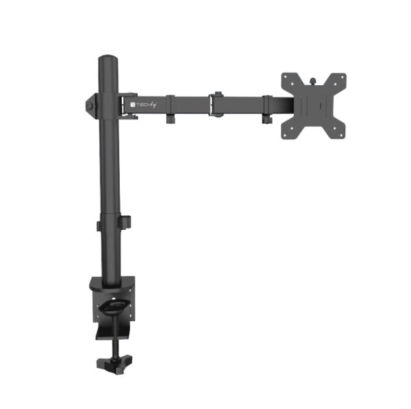 Supporto da Scrivania per Monitor 13-27'' Doppio Snodo di Regolazione - immagine 9