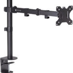 Supporto da Scrivania per Monitor 13-27'' Doppio Snodo di Regolazione
