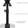 Supporto da Scrivania per Monitor 13-30'' Braccio Corto Inclinabile - immagine 5