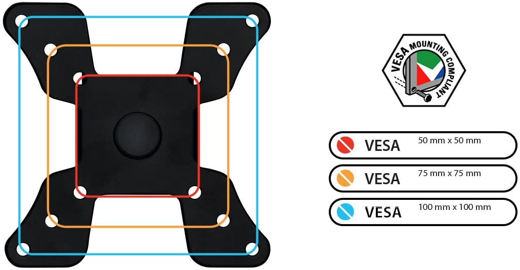 Supporto da Scrivania per Monitor 13-30'' Braccio Corto Inclinabile - immagine 6
