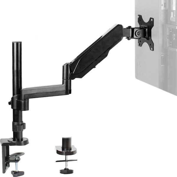 Supporto da Scrivania per Monitor 17-32'' con Molla a Gas Estensione 420 mm - immagine 10
