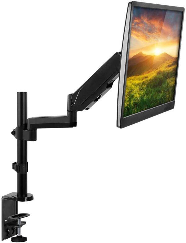 Supporto da Scrivania per Monitor 17-32'' con Molla a Gas Estensione 420 mm - immagine 4