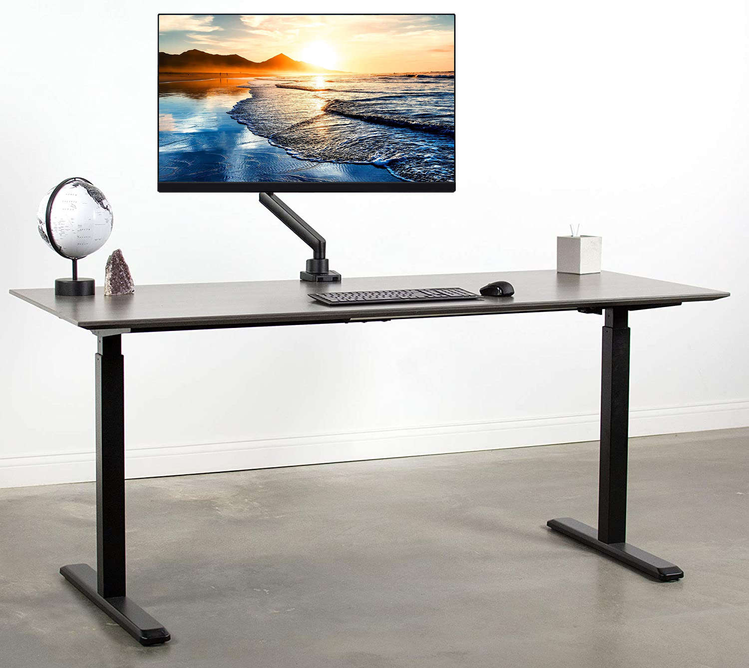 Supporto da Scrivania per Monitor LED 17-32'' con Molla a Gas Nero - immagine 7