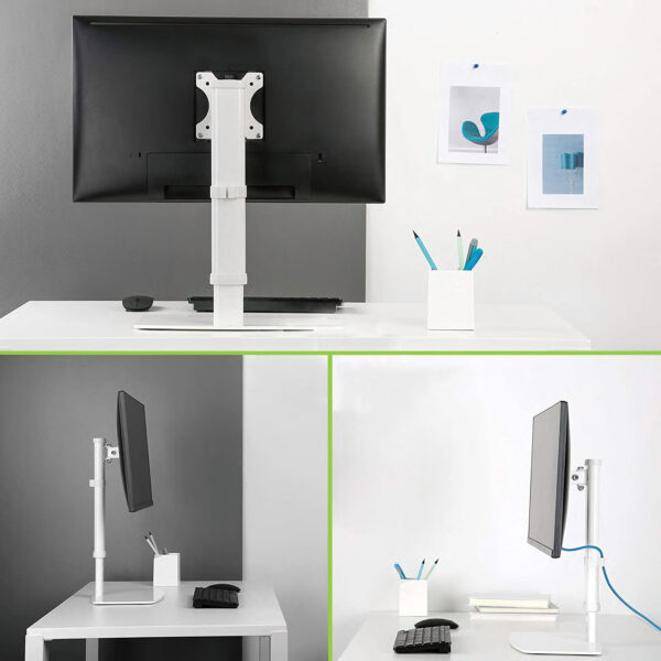Supporto da Tavolo Stand per Monitor 17-27'' con Base - immagine 10