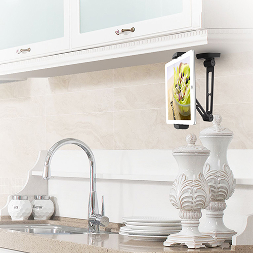 Supporto Estensibile per Tablet e i-Pad 4.7''-12.9'' da Muro o Sottopensile - immagine 6