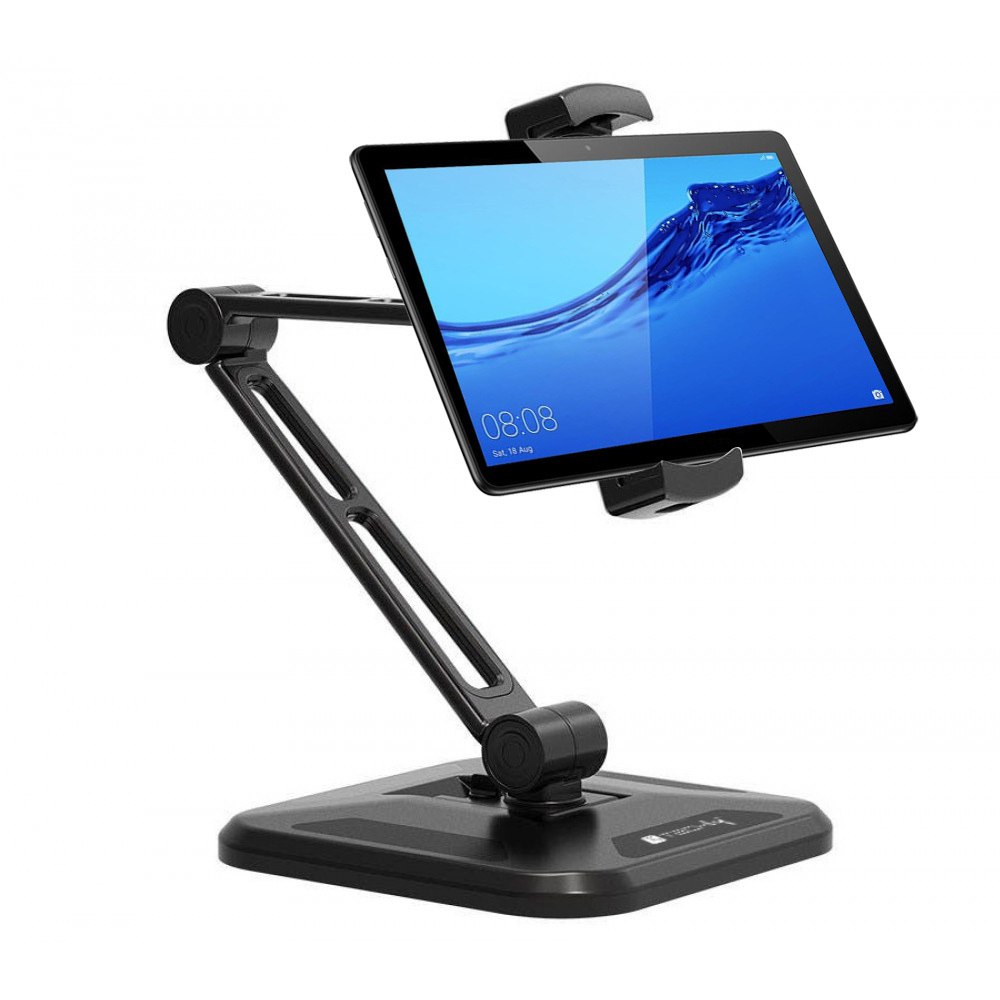 Supporto Estensibile per Tablet e i-Pad 4.7''-12.9'' da Scrivania e da Muro