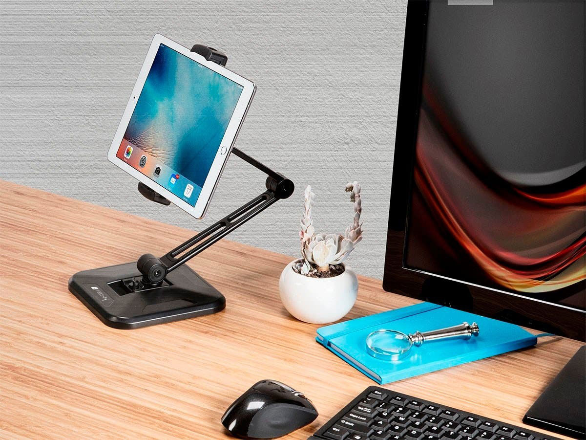 Supporto Estensibile per Tablet e i-Pad 4.7''-12.9'' da Scrivania e da Muro - immagine 5