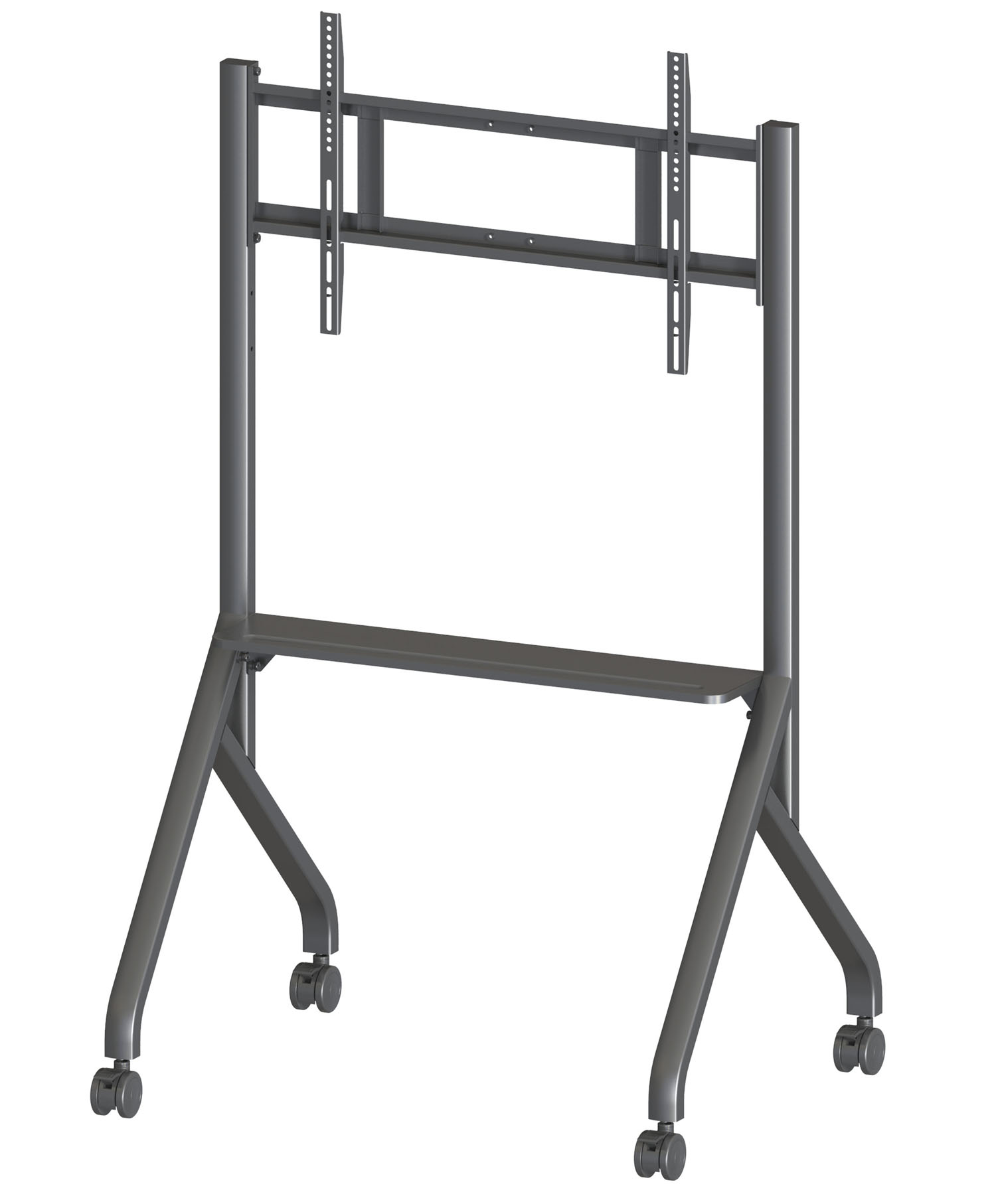 Supporto Mobile da Pavimento Multifunzione per TV LCD/LED/Plasma 55-86'' Nero