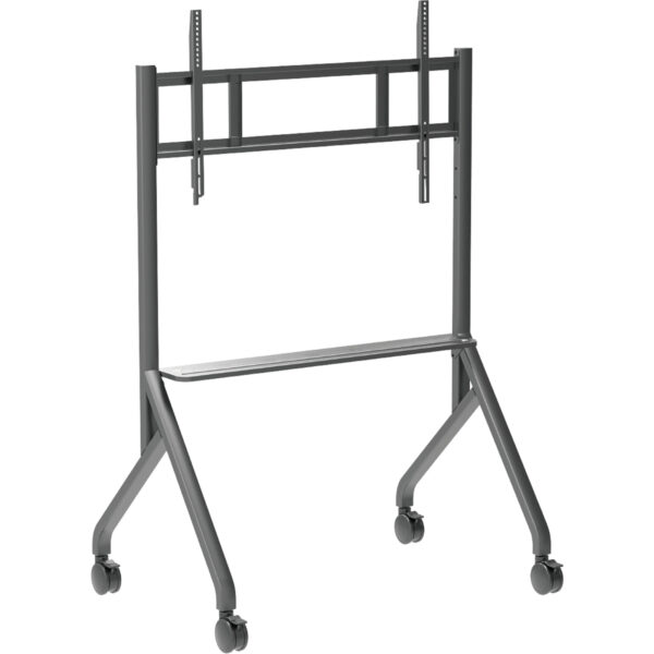 Supporto Mobile da Pavimento Multifunzione per TV LCD/LED/Plasma 55-86'' Nero - immagine 5