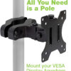 Supporto per fissaggio su palo per monitor 13-30'' - immagine 4