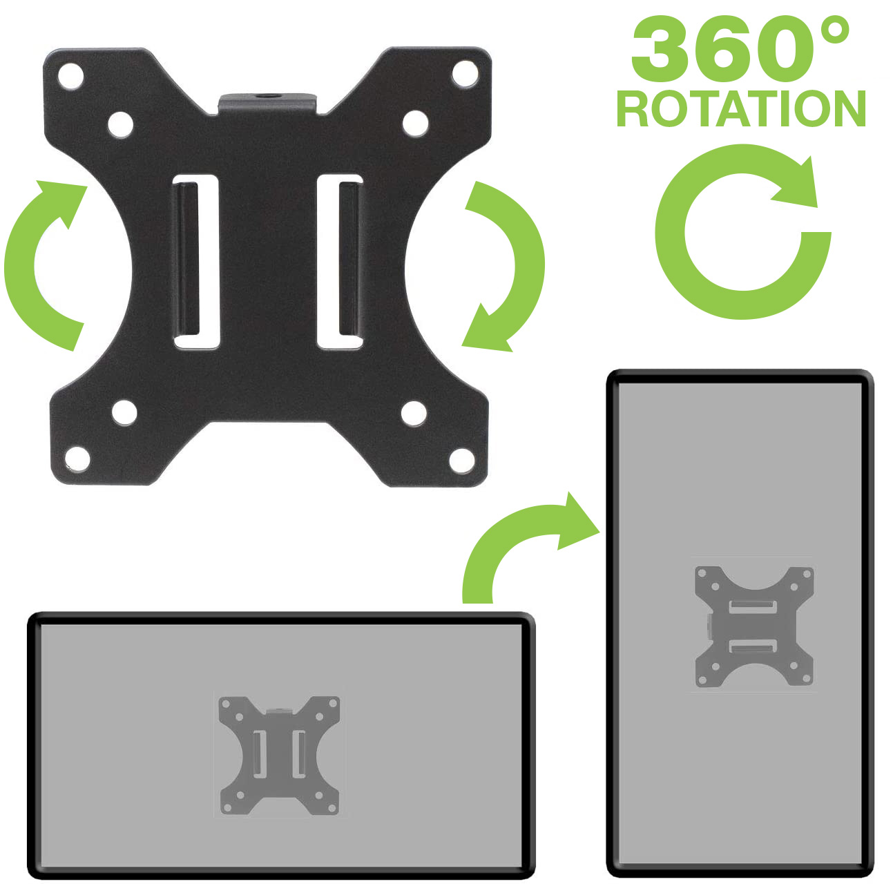 Supporto per fissaggio su palo per monitor 13-30'' - immagine 9